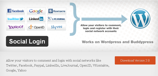 Social Login for WordPress